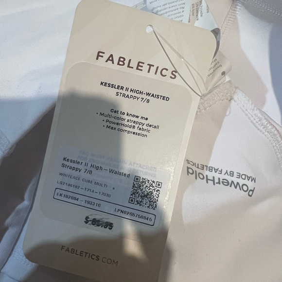 Fabletics Boost PowerHold High Waited Strappy 7/8 Leggings - Picture 4 of 7